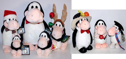 Opus Plush Doll Large RED Bowtie 1980s Bloom County New Old Stock w Tags 18" - Picture 2 of 2
