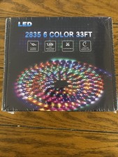 LED Light Strip 6 Colors 33ft Rope Light 110v Indoor Or Outdoor Use. Brand New