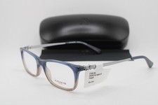 NEW COACH HC 6110 5489 BLUE BROWN GLITTER AUTHENTIC EYEGLASSES 50-16