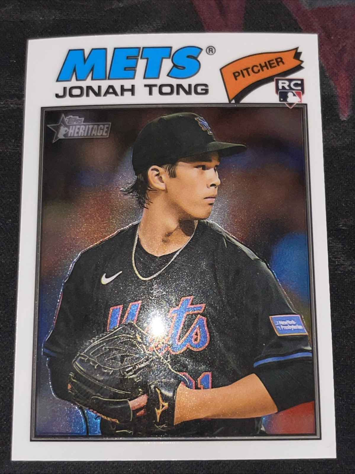 2026 Topps Heritage - Jonah Tong #137 Chrome Refractor (RC)