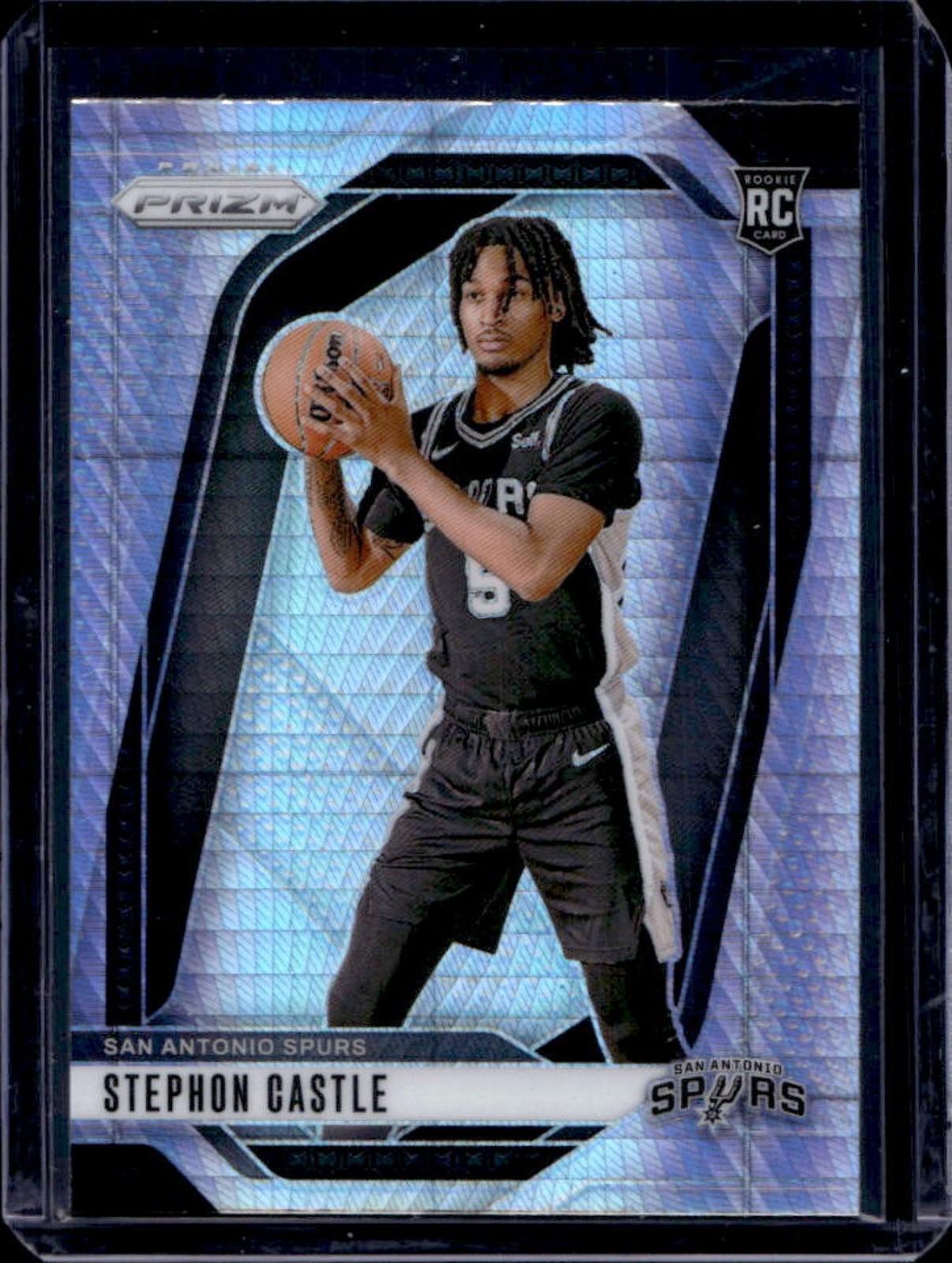 2024-25 Prizm Stephon Castle RC Hyper Rookie #234 Spurs