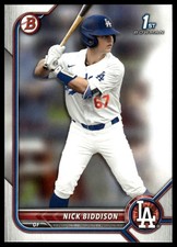 2022 Bowman Draft #BD-165 Nick Biddison