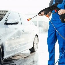 2 Battery Cordless Car High Pressure Washer Jet Wash Cleaner Gun Portable UK NEW