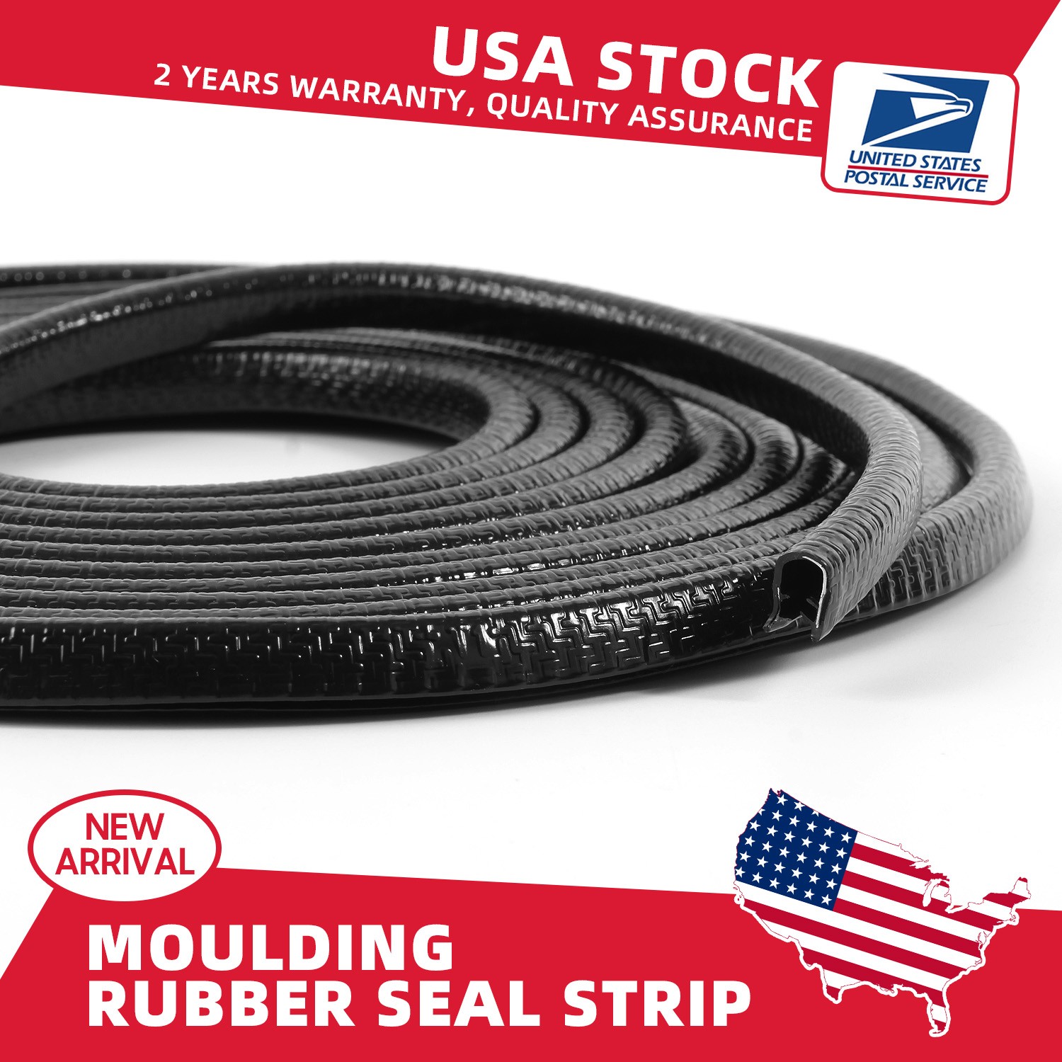 6M Rubber Car Door Flexible Trim Edge Guard Moulding Seal Strip Protector UShape