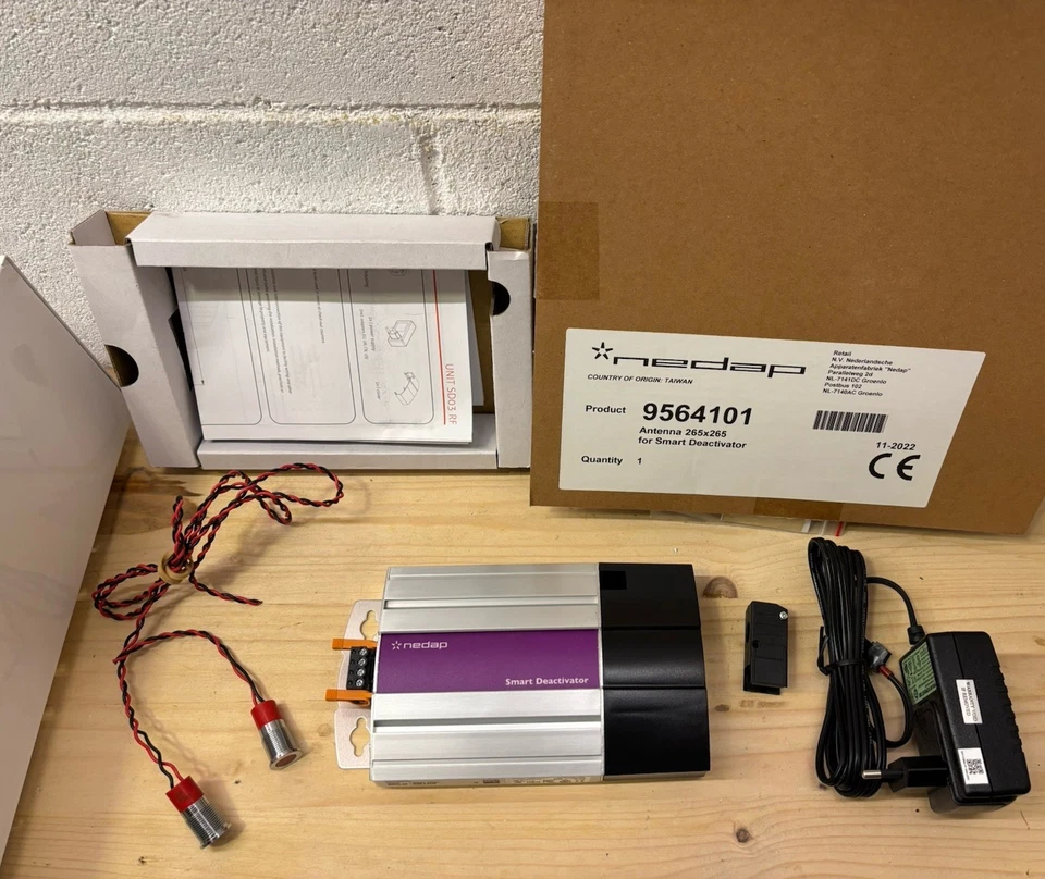 NEDAP 920010 + ANTENNA 9564101 ETICHETTE ANTITACCHEGGIO RF SMART DEACTIVATOR - Immagine 4 di 4