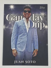 Juan Soto 2025 Topps Series 1 Baseball Celebration Game Day Drip Insert #GD-11