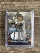 2024 Topps Tribute Aaron Judge Dual Relic Blue 90/150 New York Yankees