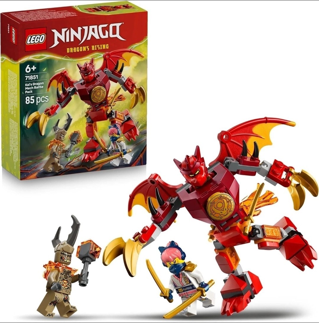 LEGO Ninjago Kai's Dragon Mech Battle Pack Construction set 71851 - Image 2