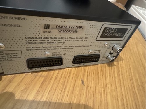Panasonic DMR-EX99V VHS/HDD/DVD Recorder Combi 250GB HDD Freeview + - Picture 12 of 13