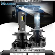 VLAND D2H HID Headlights Bulbs x 2 & Ballasts x 2 High / Low Beam 50W 6000K