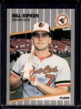 1989 Fleer Bill Ripken #616e Orioles