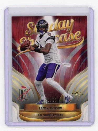 2025 Topps Signature Lamar Jackson Base (RAW)