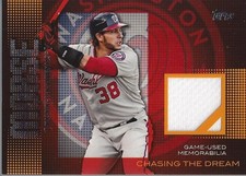 2013 Topps Chasing The Dream Relics #MIM Mike Morse - BB