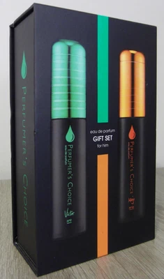 PERFUMER'S CHOICE EAU DE PARFUM GIFT SET FOR HIM 50ML VICTOR & MOJO No.9 & 10