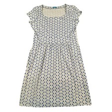 J McLaughlin Women Catalina Cloth Dress Size M Cap Sleeve Square Neck A-Line