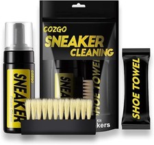 Kit Limpiador De Zapatos En Espuma Para Zapatos De Cuero Zapatos Blancos Ante