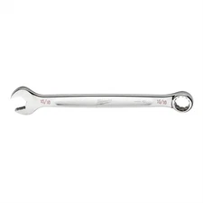 Milwaukee Tool 15/16" SAE Combination Wrench, 12-Point, Steel, Chrome,