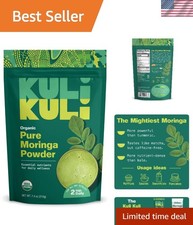 Organic Moringa Leaf Powder - Complete Protein Essential Nutrients for Adults