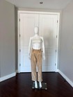 ISABEL MARANT GWEN PLEATED PEACH SKIN PANTS SIZE 34 (2) $770 — photo 6