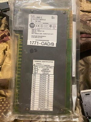 Allen Bradley CAT. NO. 1771-OAD/B 12-120V AC OUTPUT MODULE