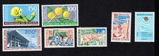 Senegal 1966-67 Briefmarkensatz Mi# 350-354, 358-359 postfrisch CV=18,6$