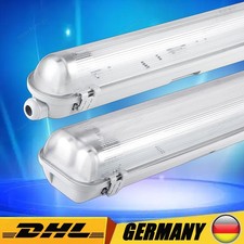 LED Feuchtraumleuchte Deckenlampe Wannenleuchte 60/120/150 cm Werkstattlampe DE