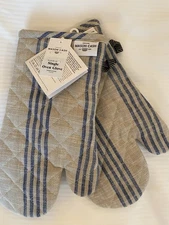 Mason Cash Oven Mitts Gloves England Gift New Nwt Natural