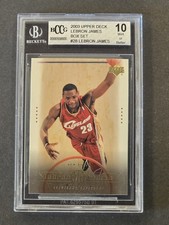 2003 Upper Deck LeBron James Rookie Card #28 Graded Gem Mint 10 RC. rookie card picture