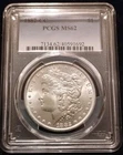 1882 CC Morgan Dollar PCGS MS62