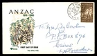 Mayfairstamps Australia FDC 1965 ANZAC 50th anniversary First Day Cover aaz_3345