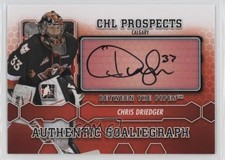 2012-13 ITG Between the Pipes GoalieGraph Chris Driedger #A-CD Auto 5r8