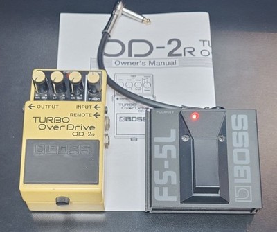 BOSS OD-2R TURBO OverDrive Guitar Effect Pedal Over Drive #0007
