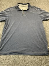 Tommy Bahama Shirt Mens Medium Short Sleeve Polo Beach Casual Blue