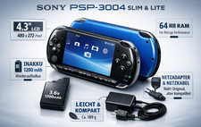 Sony PlayStation Portable Slim & Lite PSP PSP-3004 verde nero gioco console portatile