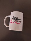 Breast Cancer Awareness”Cancer PICKED the WRONG GIRL”Coffee Mug Cup — photo 7