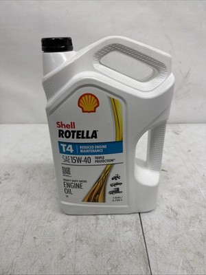 Rotella T4 15W-40 Heavy Duty Diesel Engine Oil, 1 Gallon