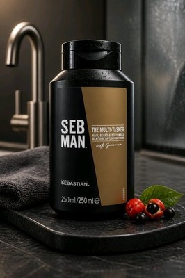 Sebastian Professional Seb Man - The Multitasker Hair+Beard+Body Wash 250ml