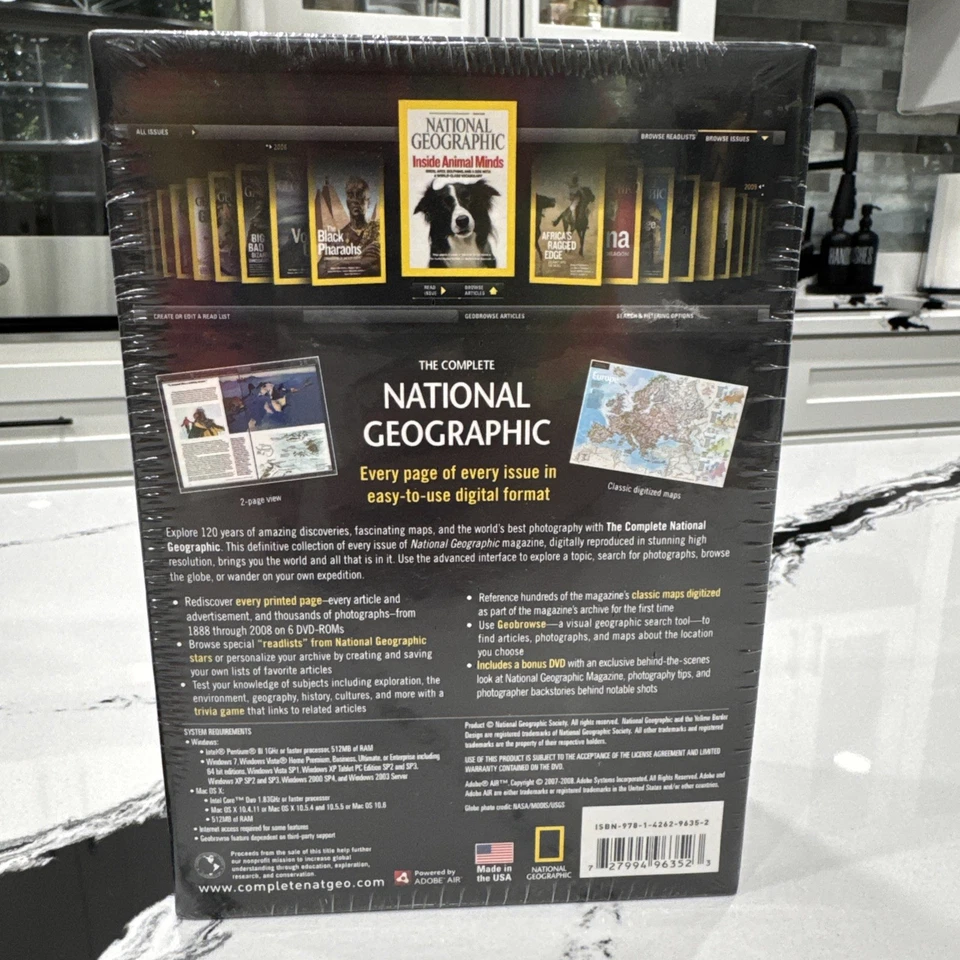 The Complete National Geographic -- Every Issue Since 1888 on 6 BRAND NEW DVDs - Image 3 of 4