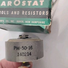 Vintage CLAROSTAT RHEOSTAT New In Box!  PW 50-16  B15