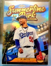 Mookie Betts 2024 Topps Chrome Summertime in the Park Dodgers #SITP-1