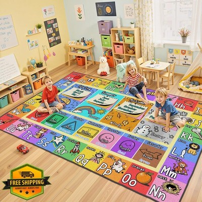 J Rombol 5'x7' ABC Kids Rug Playroom