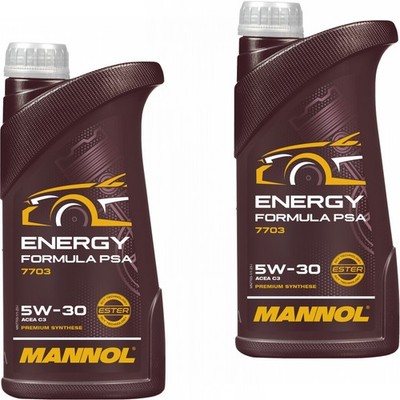 2L MANNOL ENERGY FORMULA PSA 5W-30 MOTORÖL ACEA C2 C3 passend für PSA B71 2290