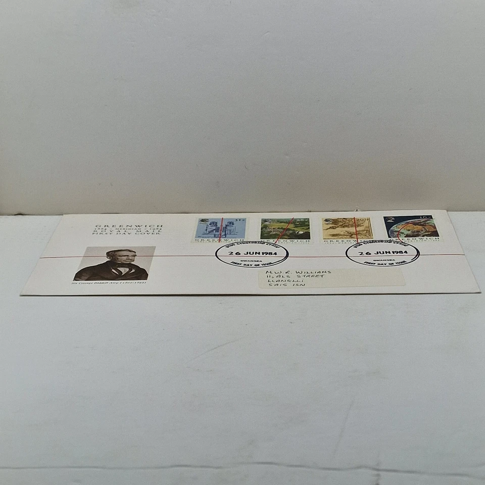 Royal Mail First Day Cover Greenwich 1884 - 1984 Meridian 26 JUN 1984 - Image 3 of 4