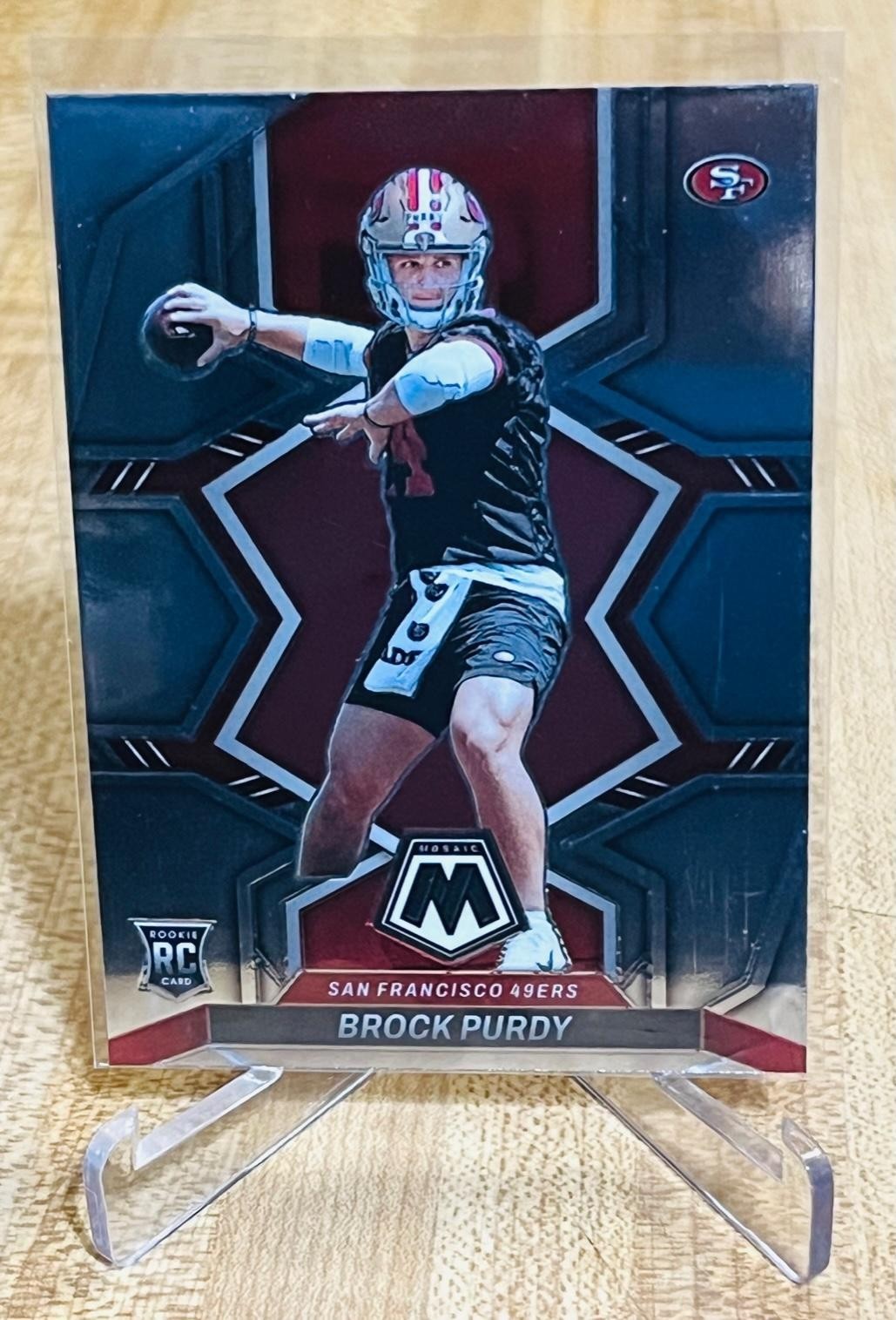 2022 Panini Mosaic NFL Brock Purdy RC #367 San Francisco 49ers Rookie Card