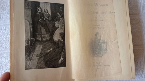 1911 Little Women By Louisa May Alcott Antique Hardcover - Foto 7 di 7