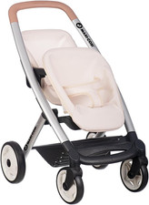 - Maxi-Cosi - Passeggino Gemellare Beige - Giocattolo Imitazione - Cavalca 2 Bam