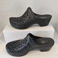 Dansko Pippa Molded Black Clogs Size 40 EU / 9-10 US Style 1015-020200