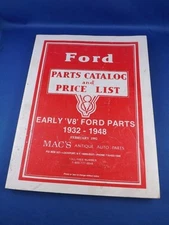 FORD PARTS CATALOG PRICE LIST MAC'S ANTIQUE AUTO PARTS 1992 COVERS V8 1932-1948