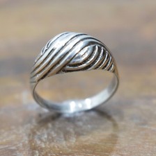 Ring Sterling Silver Dome Band Ring