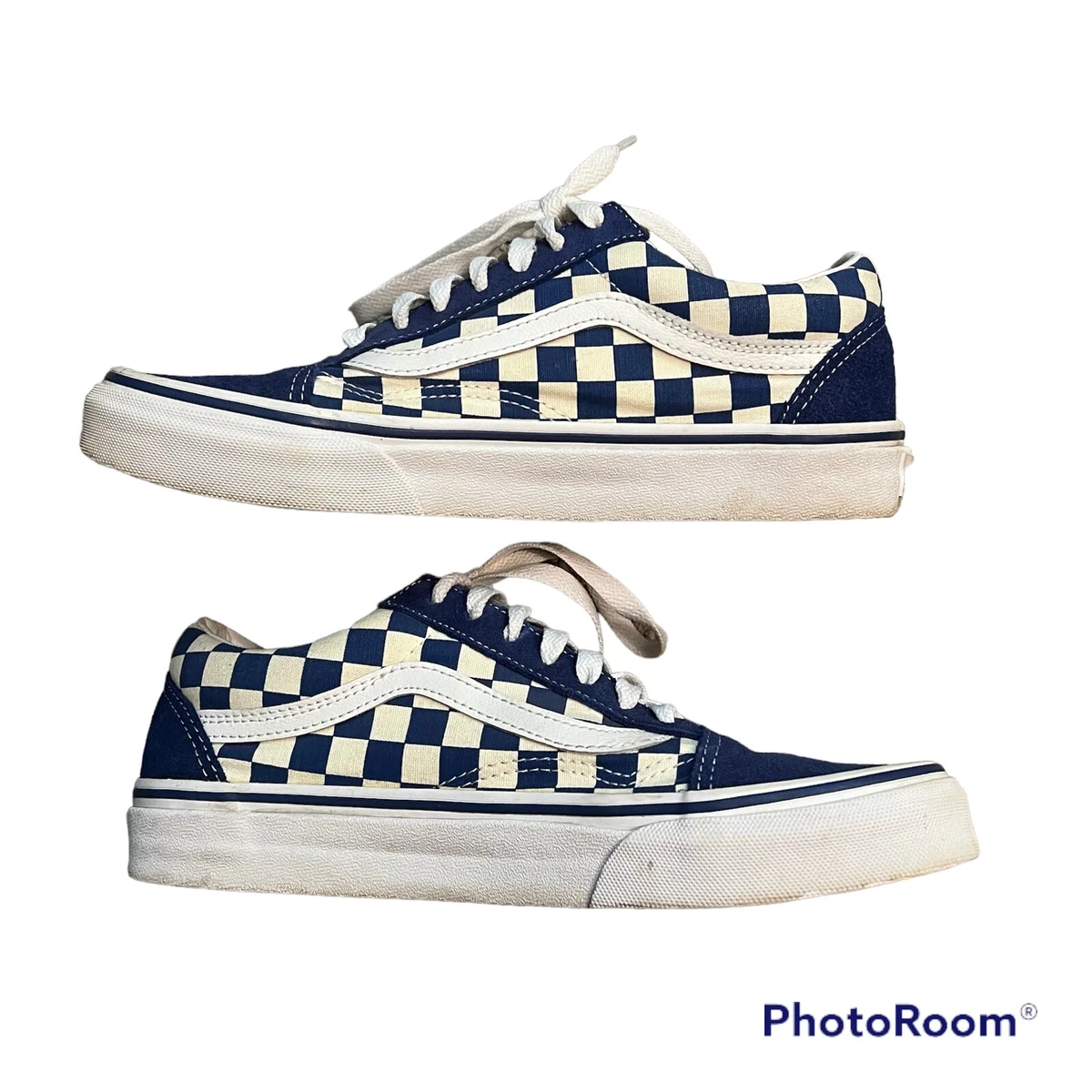 Vans white clearance checkered old skool